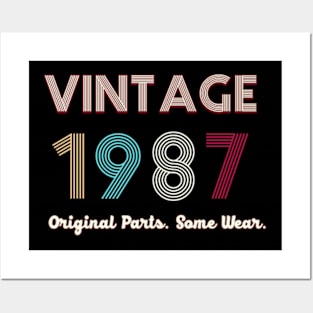 Vintage 1987 Original Parts. Some Ware Posters and Art